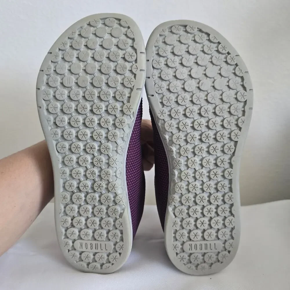 Nobull Supre Fabric Trainer Shoes Sneakers Purple Womens Size 8 Gym Crossfit - Picture 5 of 10